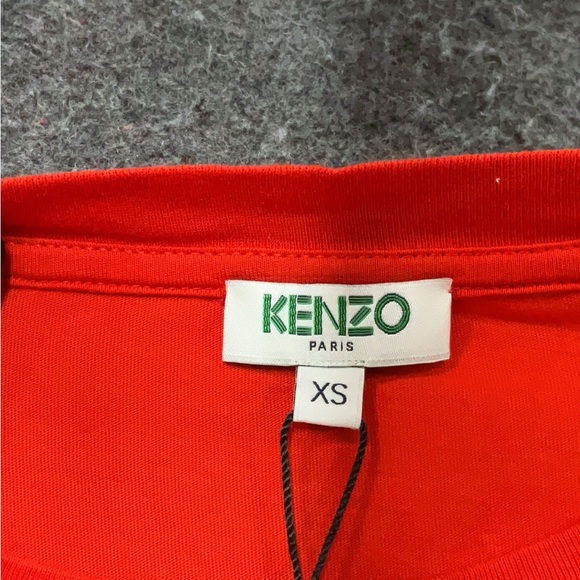 Kenzo Paris Eye Graphic T-Shirt Red XS | Designer Tee Streetwear XS EUC - Picture 3 of 3